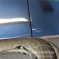 Царапина на арке колеса