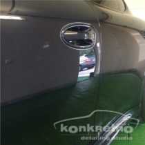 Полировка зоны под ручками где много царапин от ногтей