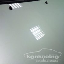Удаление вмятины на капоте автомобиля